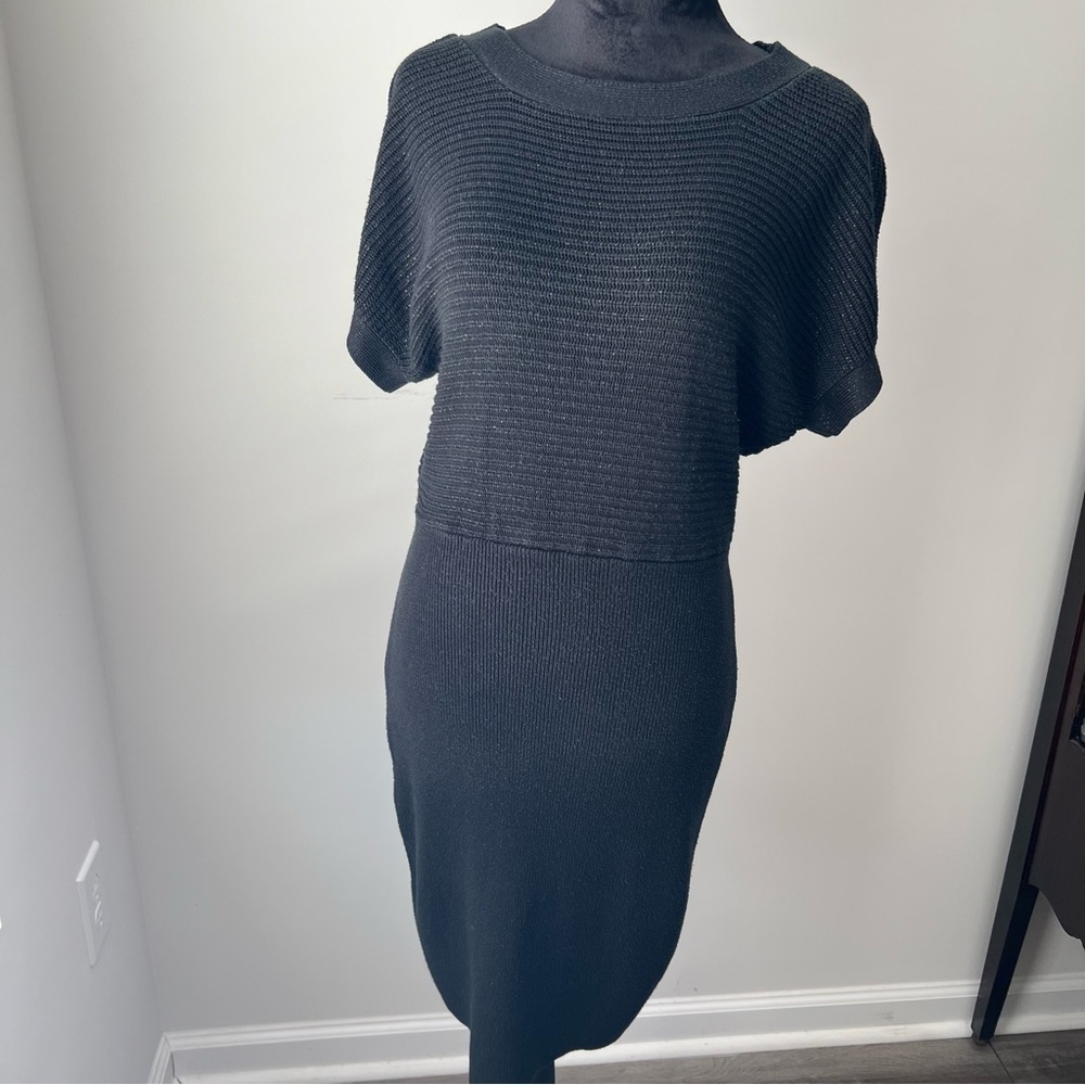 The Limited Black Textured Women's Sweater Dress - S - Picture 2 of 6